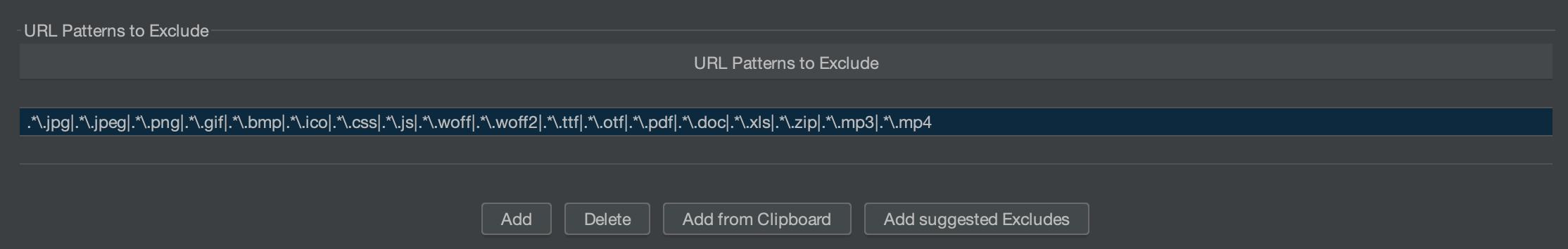 JMeter URL Patterns